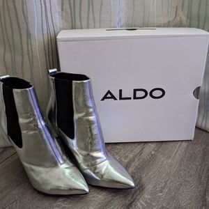 Aldo Metallic Booties